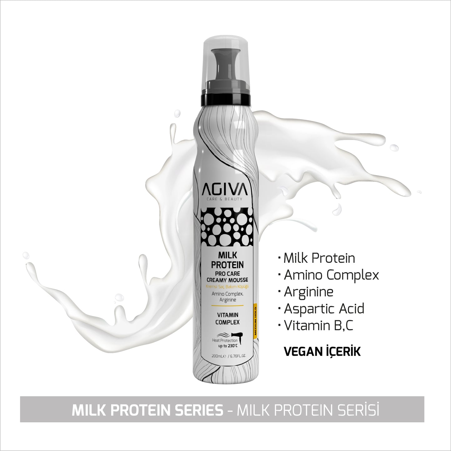 AGIVA Milk Protein Pro Care Hair Mousse