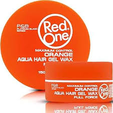 Orange Aqua Hair Gel Wax red one