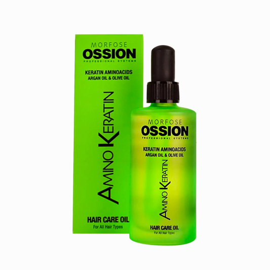 Amino Keratin hair care oil from Ossion with argan oil