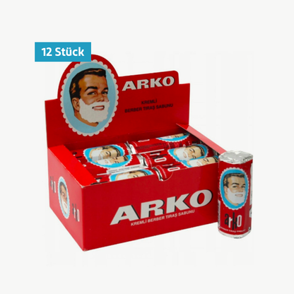 ARKO shaving soap 12 pieces.