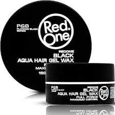 Black Aqua Hair Gel Wax red one