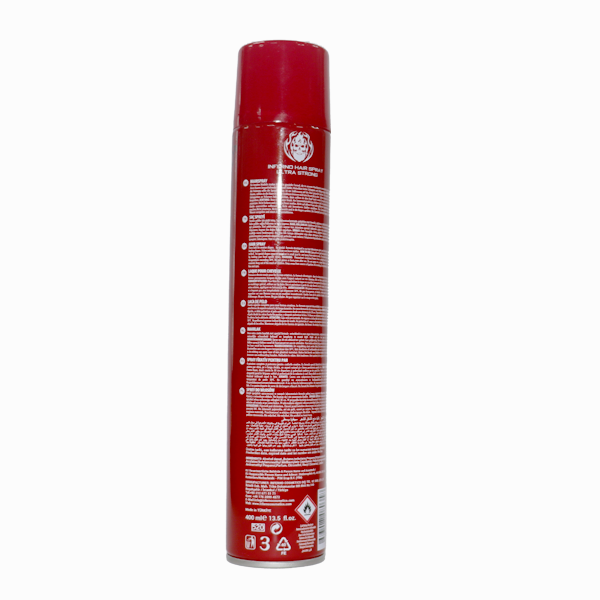 Inferno Powerfull Hairstyling spray RED 400ml