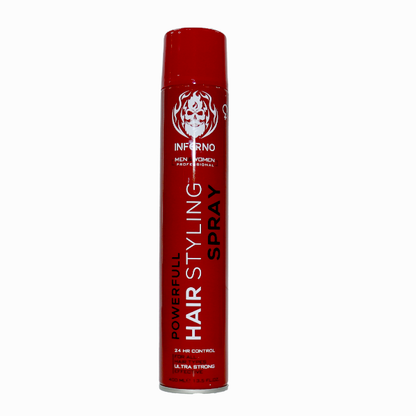 Inferno Powerfull Hairstyling spray RED 400ml