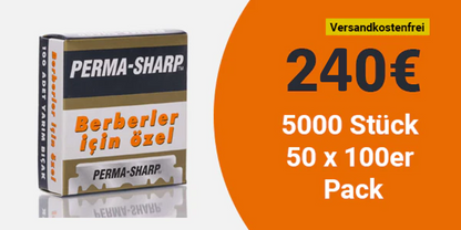 Perma-Sharp Razor Blades, Single Edge (5000 pcs.) 50 x 100 pack